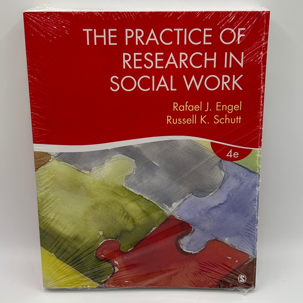 The Practice of Research in Social Work 4th Edition Engel Schutt Paperback NEW‎